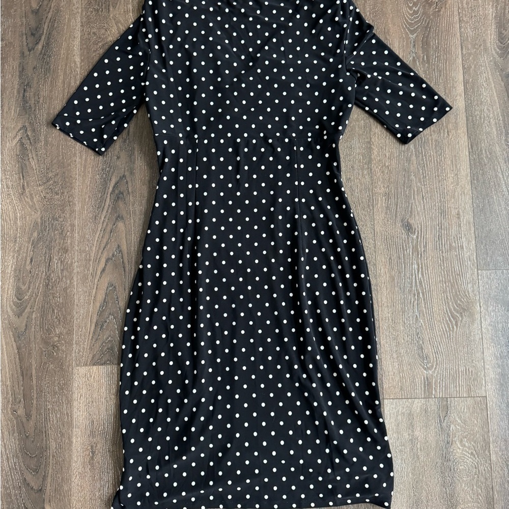 Lauren Ralph Lauren Black and White Polka Dot Dress. Women’s size 4. Like new! - Picture 7 of 8